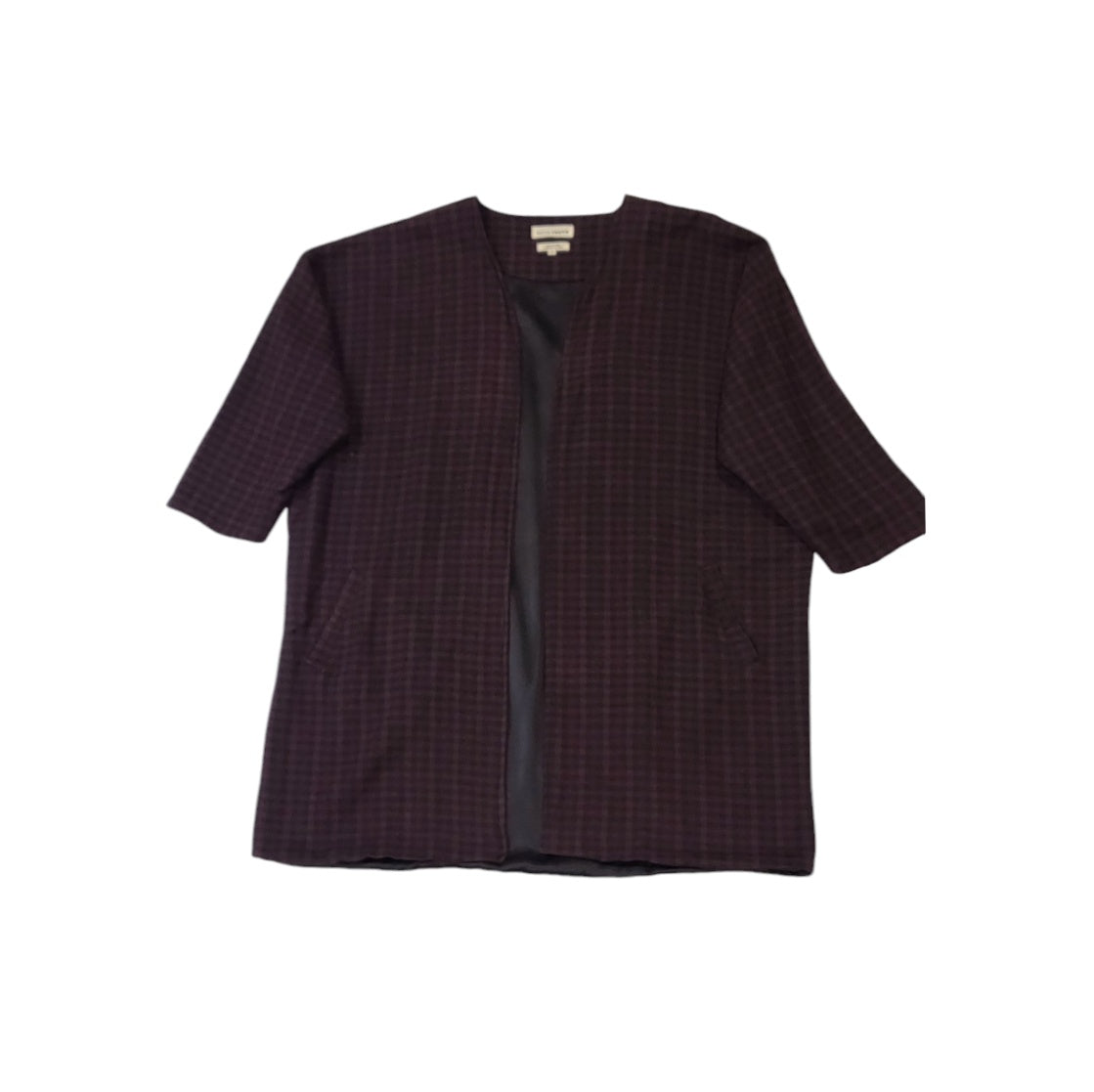 Abrigo mujer Native Youth vinotinto y negro talla S
