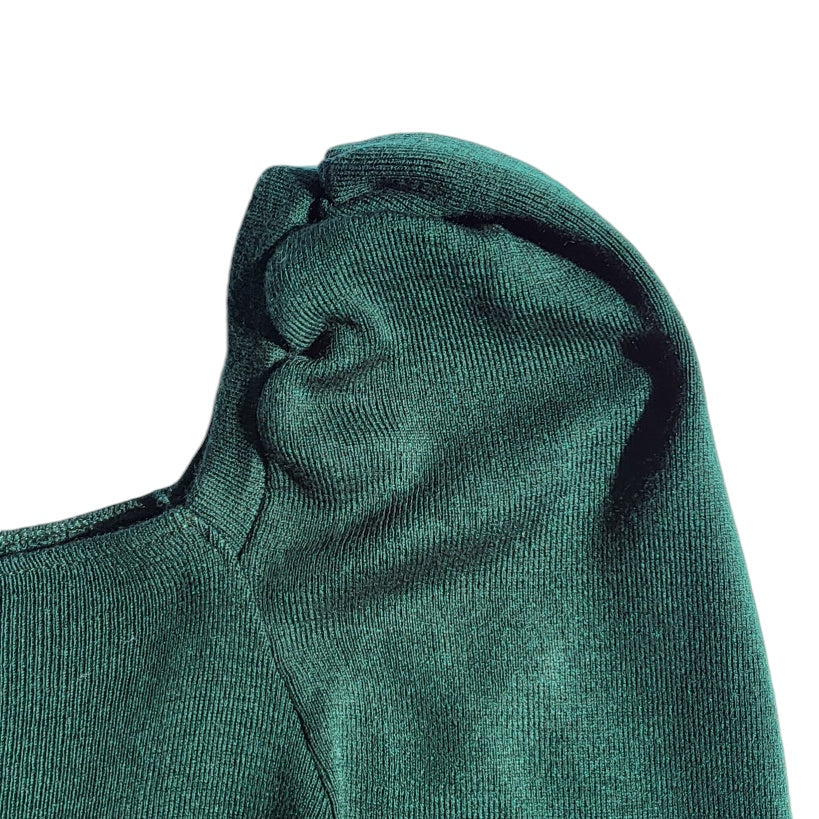 Saco tejido Mujer Verde talla S