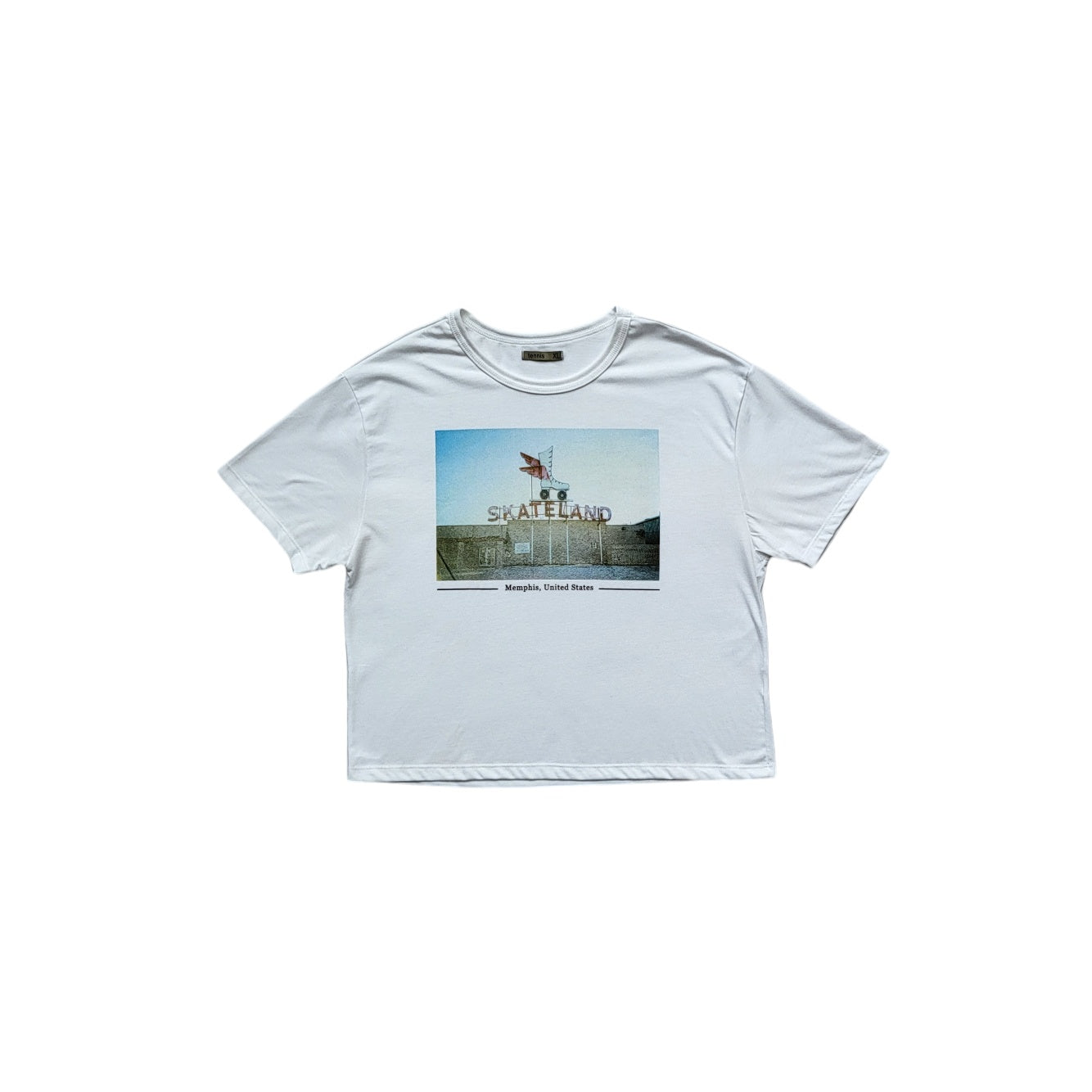 Camiseta mujer Tennis blanco Estampado talla XL