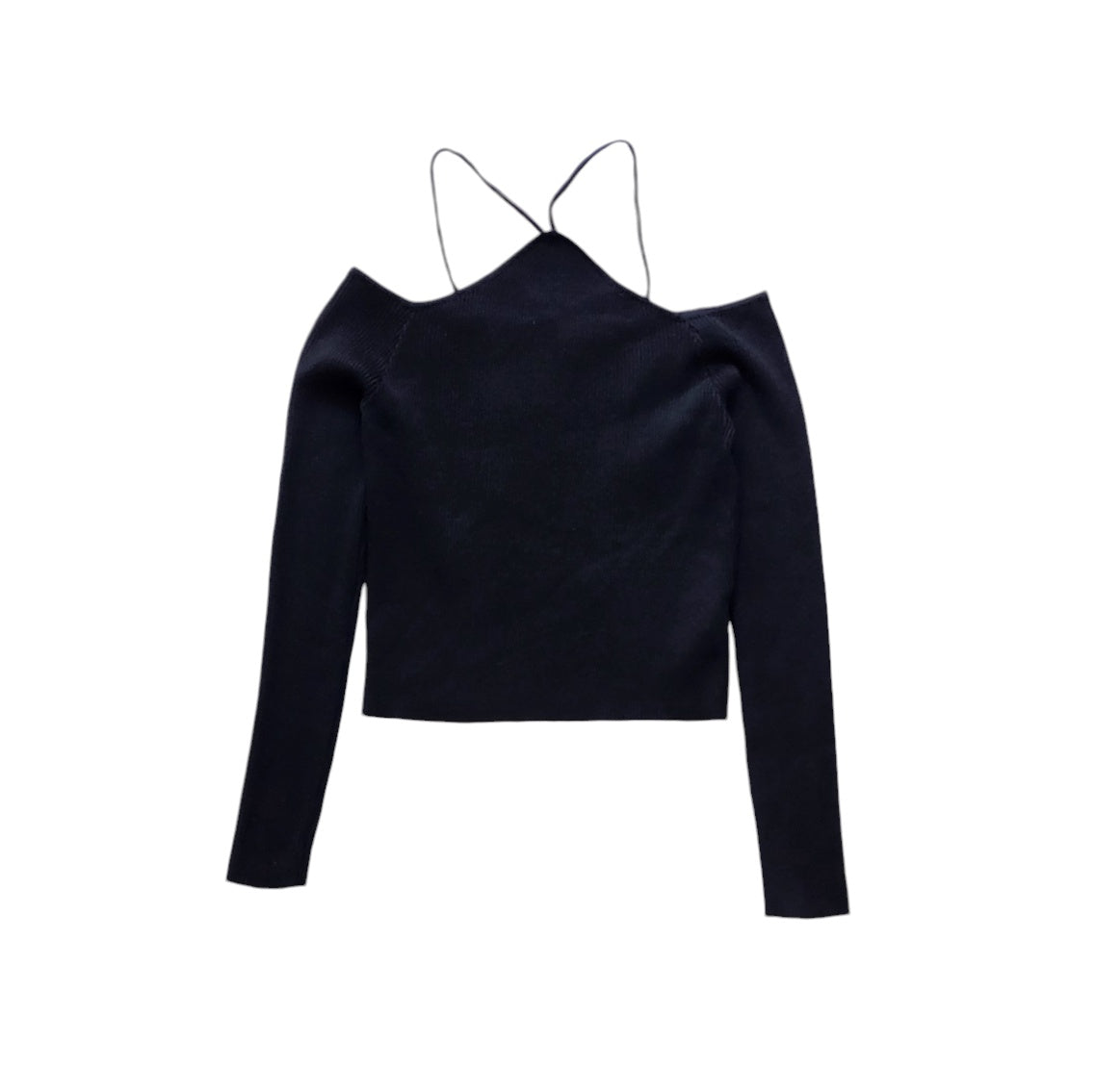 Crop top mujer Dahla negro talla 2XL