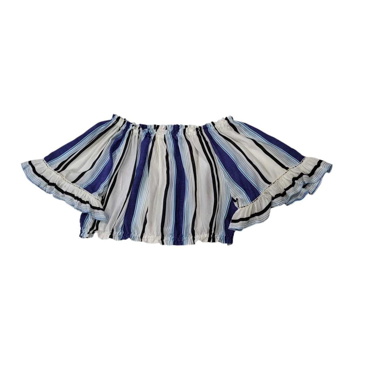 Blusa mujer Surf Gypsy azul y blanco de rayas talla M