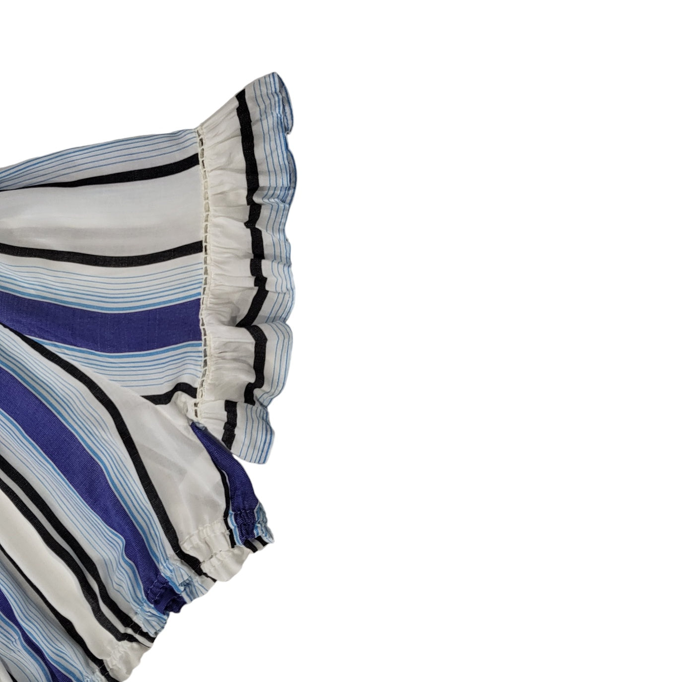 Blusa mujer Surf Gypsy azul y blanco de rayas talla M