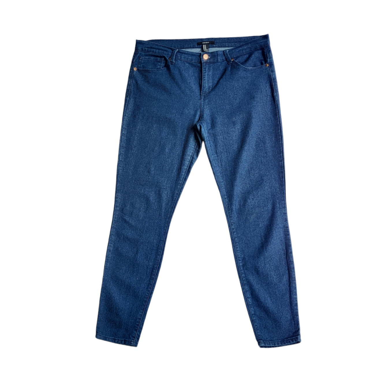 Jean mujer Forever 21 azul skinny talla 46