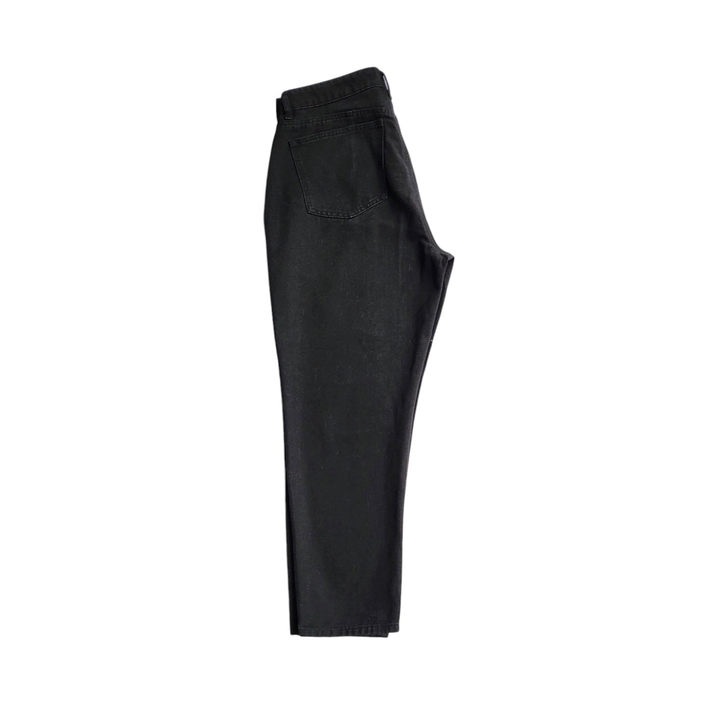 Jean mujer Dahla negro con rotos tiro alto Recto talla 16 plus