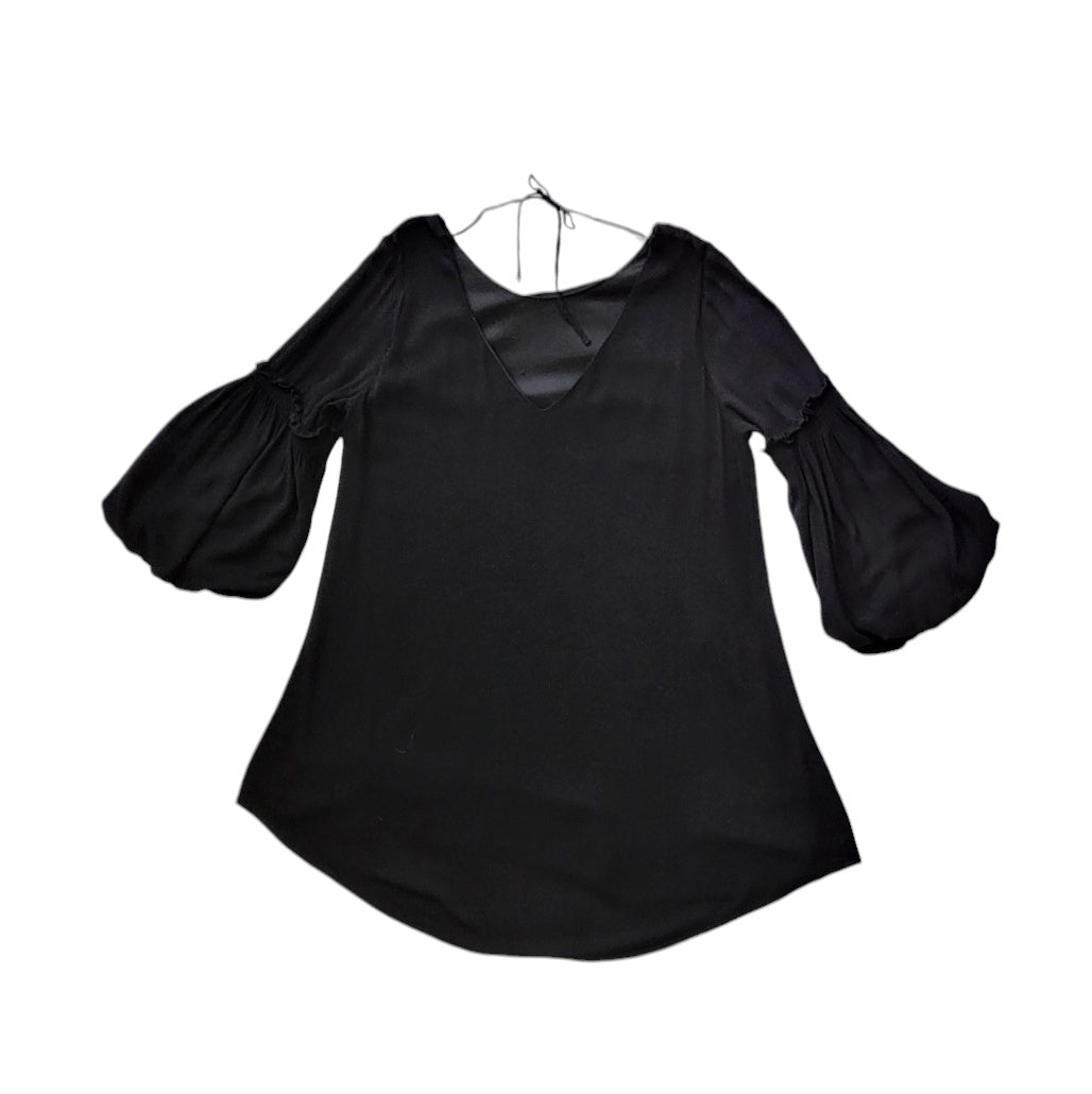 Vestido mujer Forever 21 negro manga globo talla M