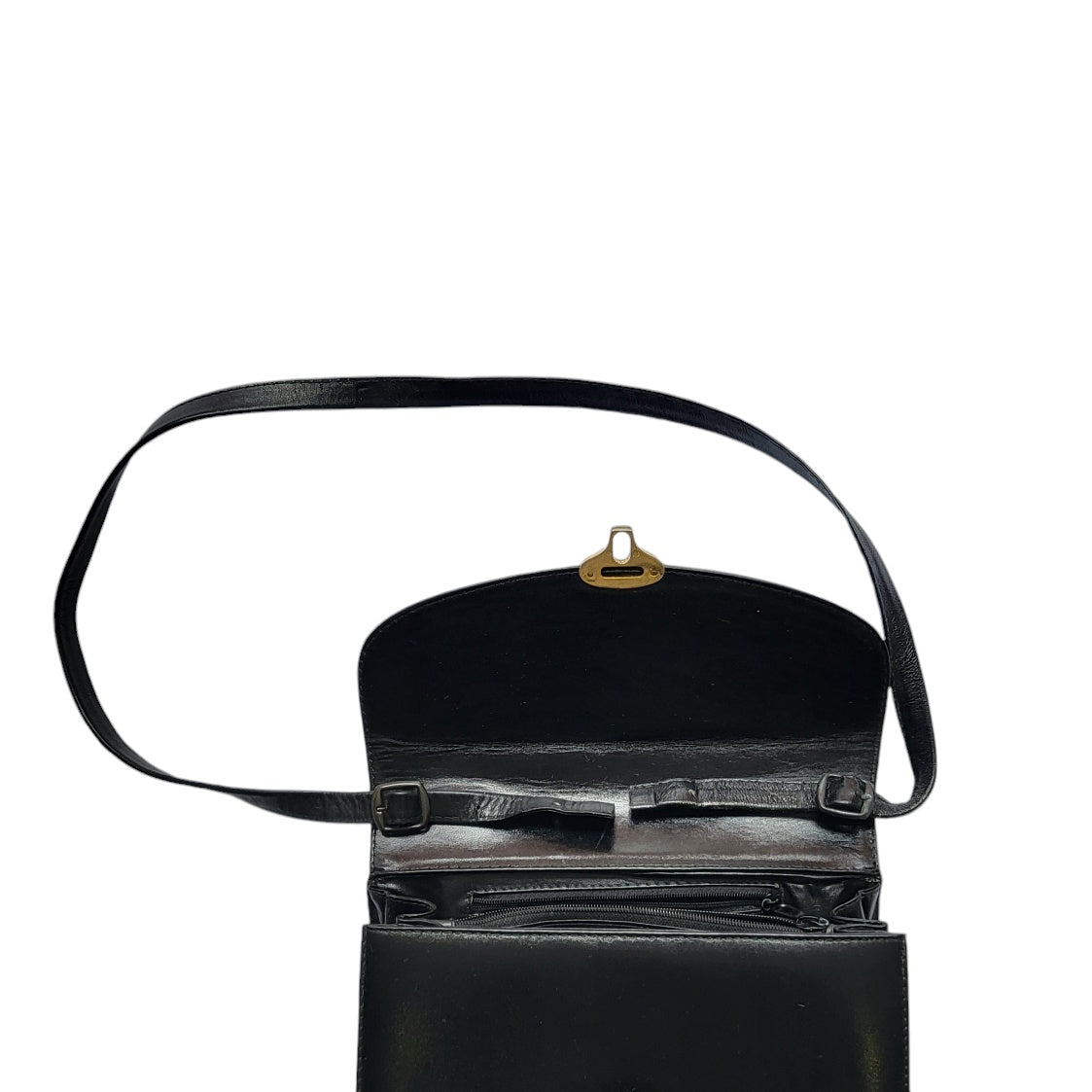 Cartera vintage mujer negro tipo baúl
