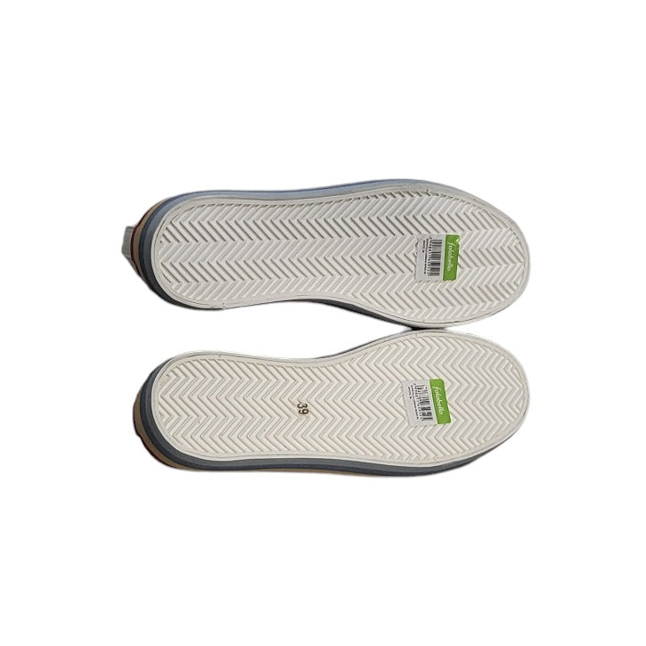 Tenis mujer Sybilla blanco con suela de plataforma arcoíris talla 39