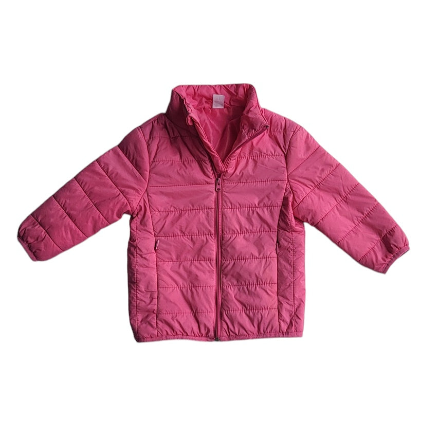 Chaqueta acolchada niña People Fucsia talla 2T