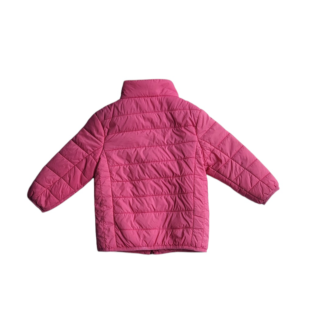 Chaqueta acolchada niña People Fucsia talla 2T