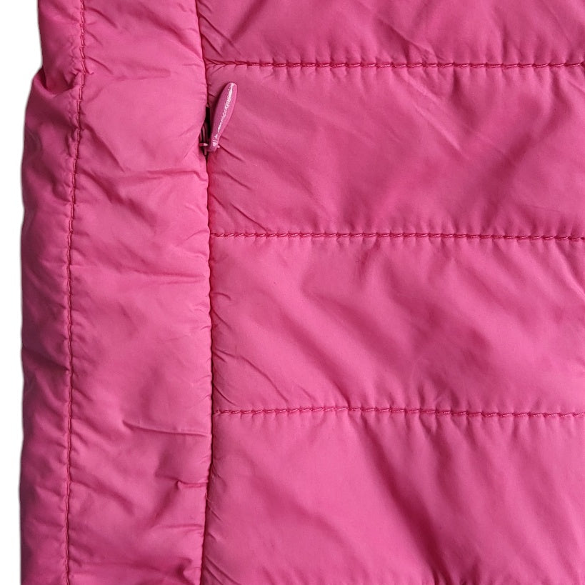 Chaqueta acolchada niña People Fucsia talla 2T