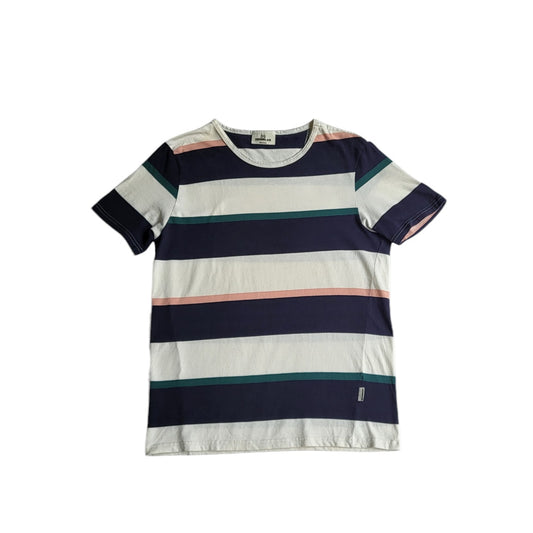 Camiseta hombre Denimlab blanca - Azul talla M