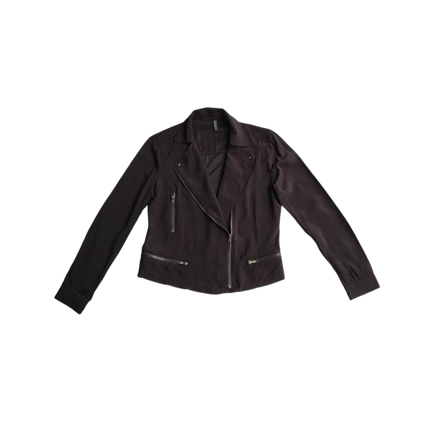 Chaqueta Mujer NafNaf negra biker talla S