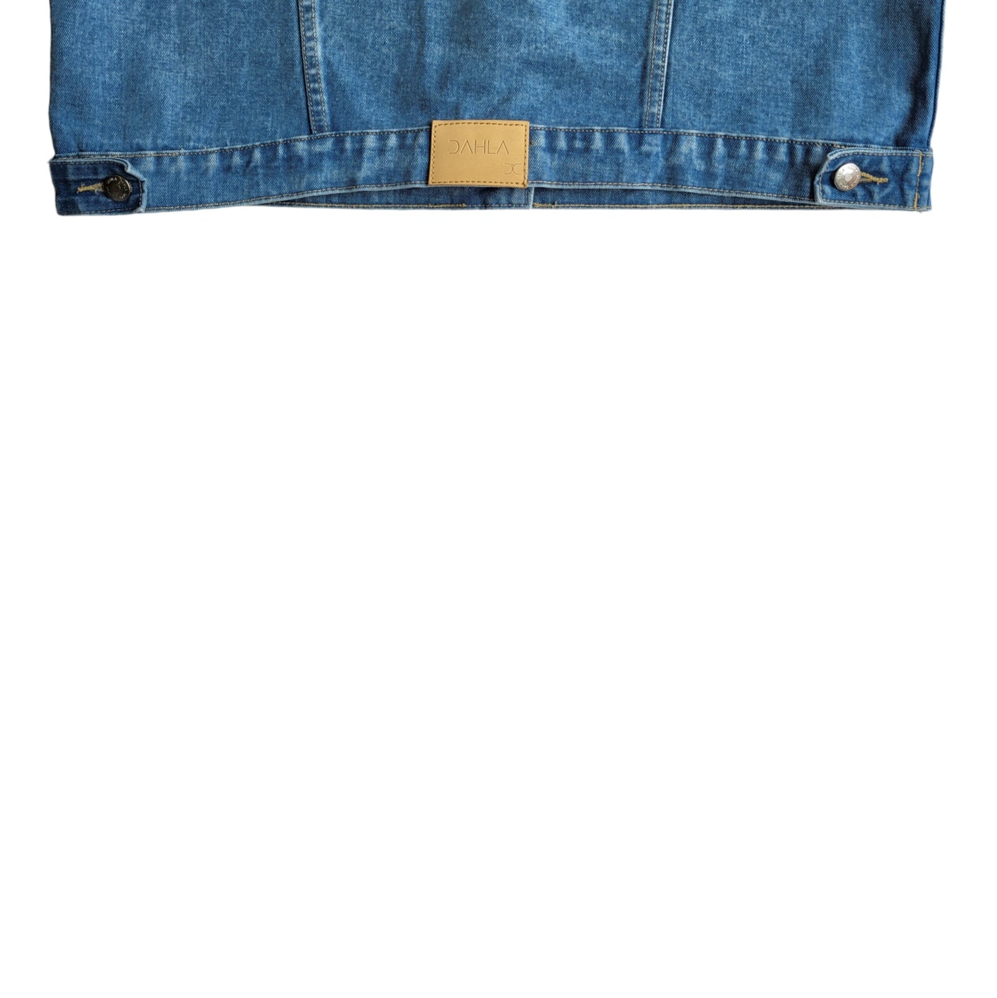 Chaqueta de jean Mujer Dahla azul crop talla 2XL