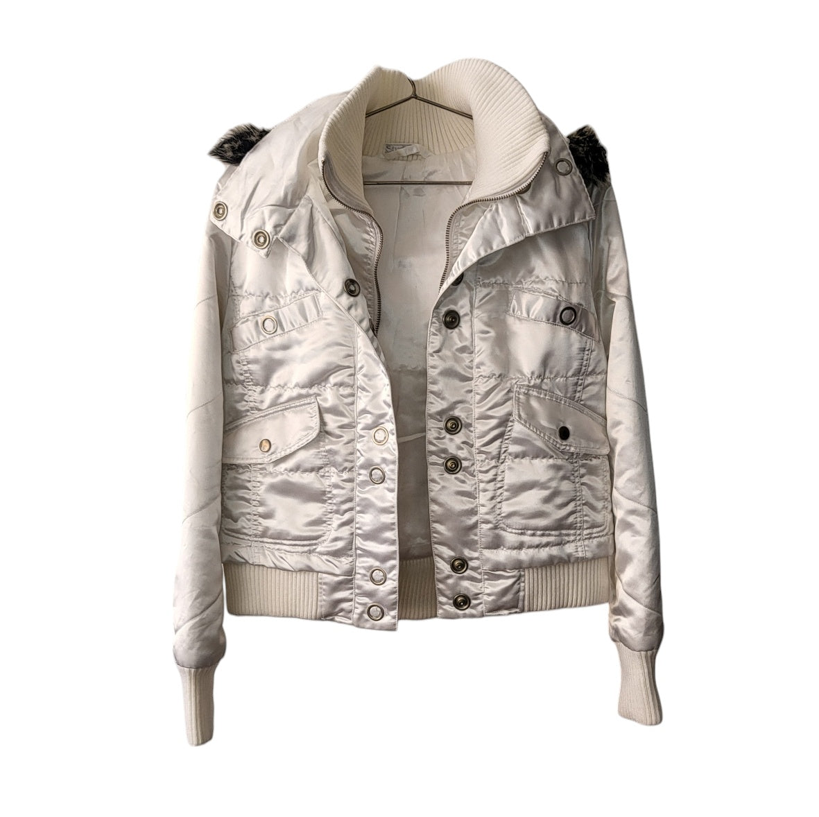 Chaqueta acolchada Mujer Studio F blanca talla 8