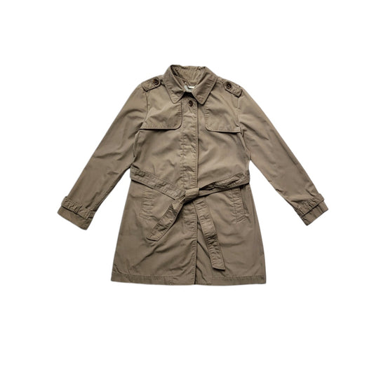 Abrigo mujer Apology taupe gabardina talla L