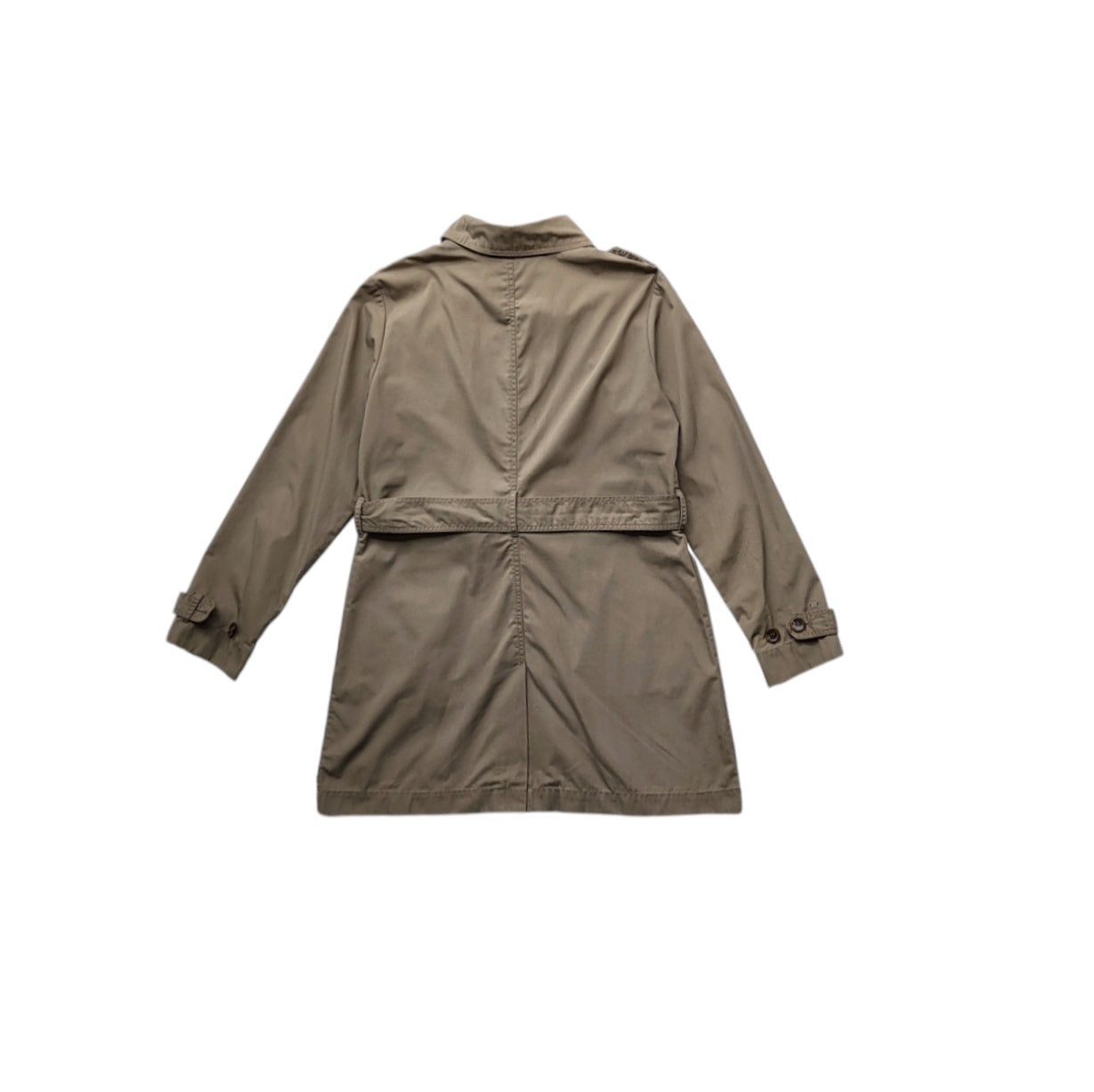 Abrigo mujer Apology taupe gabardina talla L