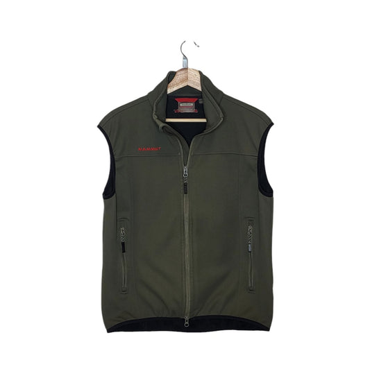 Chaleco Mujer Mammut verde militar outdoor talla M