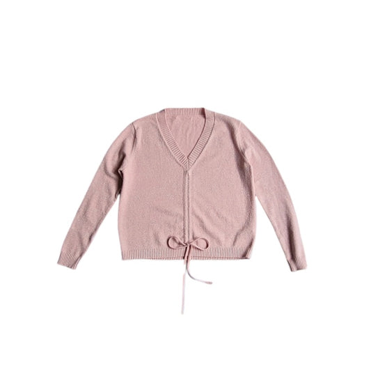 Saco mujer Dahla rosado con lurex (hilo metálico) talla 3XL