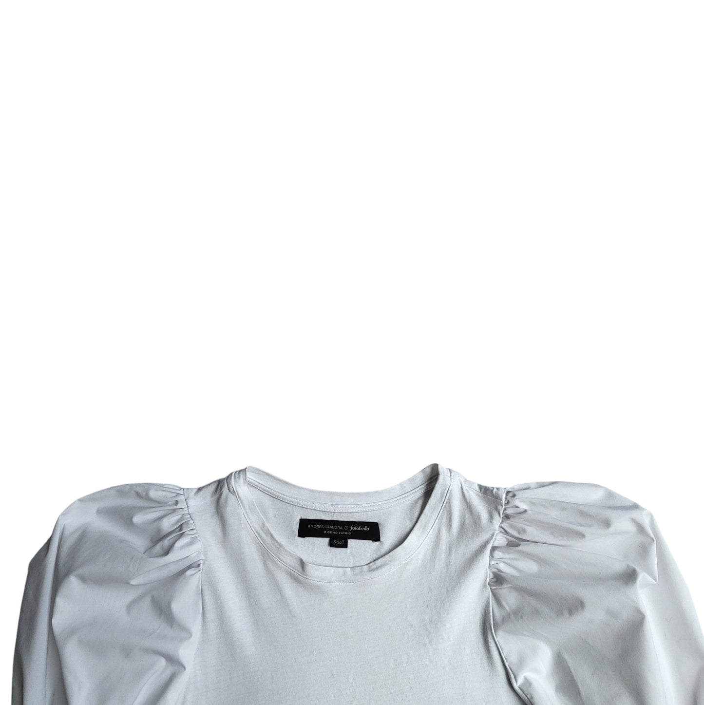 Camiseta mujer Andrés Otalora x Falabella blanco  talla S