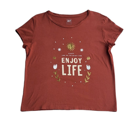 Camiseta mujer Gef terracota talla L