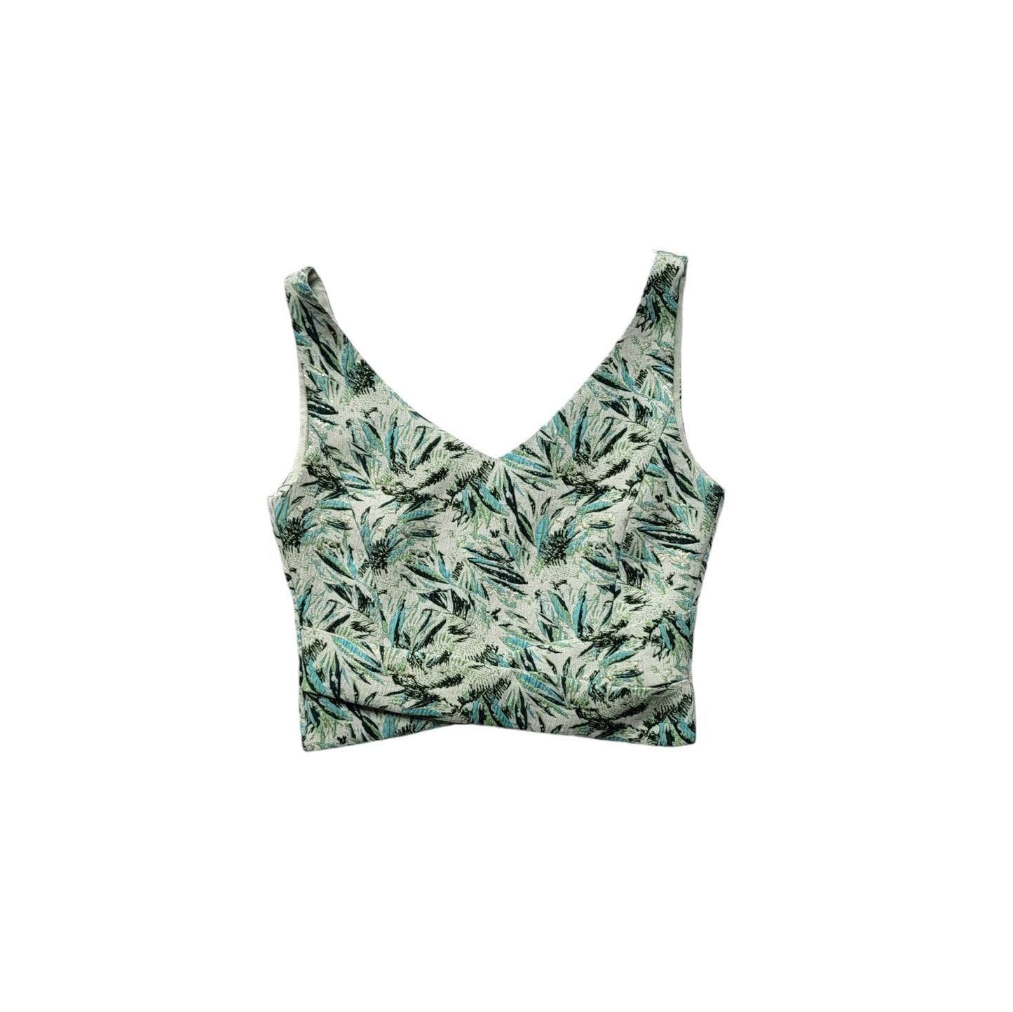 Crop top mujer Zara Azul talla S