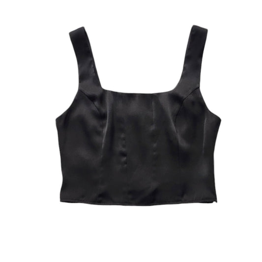 Crop top mujer Express Negro talla S