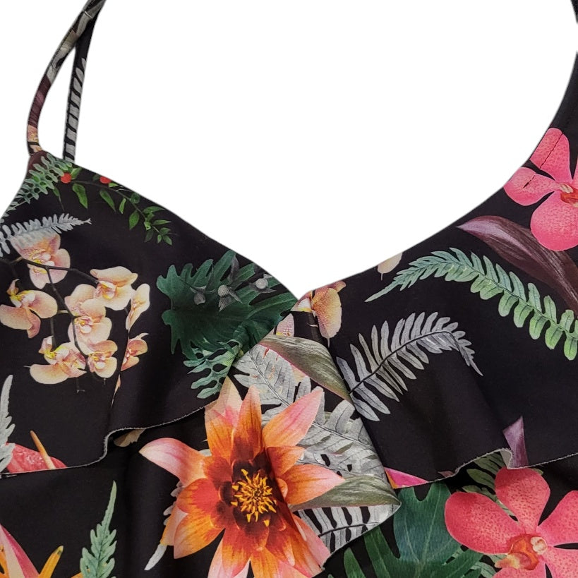 Crop top mujer Mossimo estampado de flores talla M