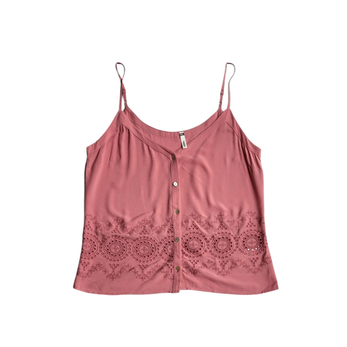 Blusa mujer Sybilla rosado en hojalillo talla XXL