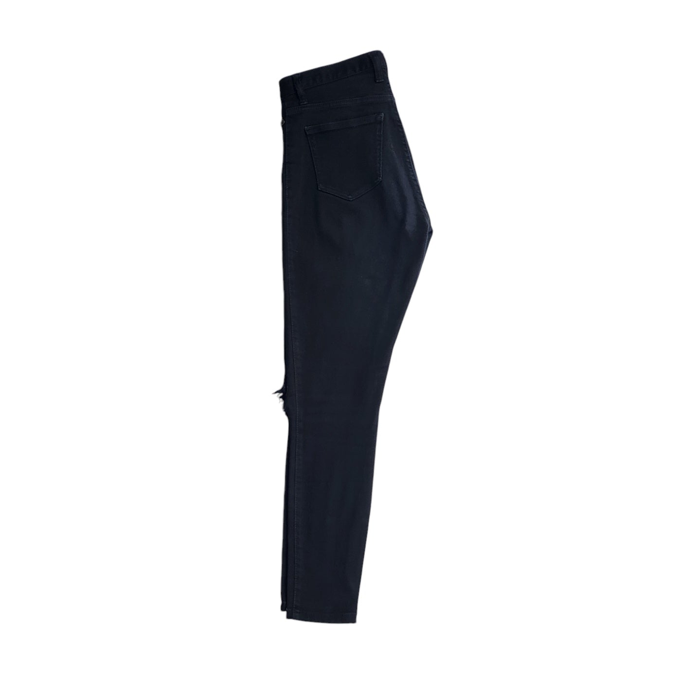 Jean mujer Dejour negro con rotos tiro medio skinny talla 10