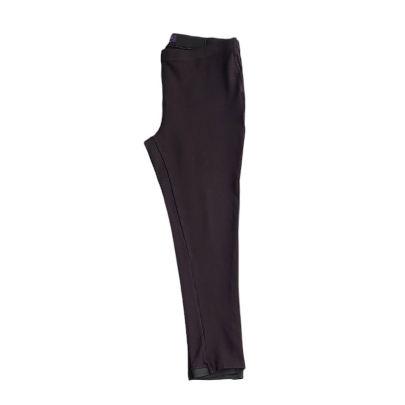 Leggings mujer Violeta negro tiro alto talla L