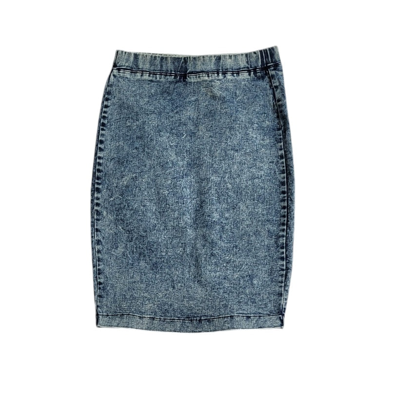 Falda mujer Dotti azul claro washed tiro alto Largo midi talla 8