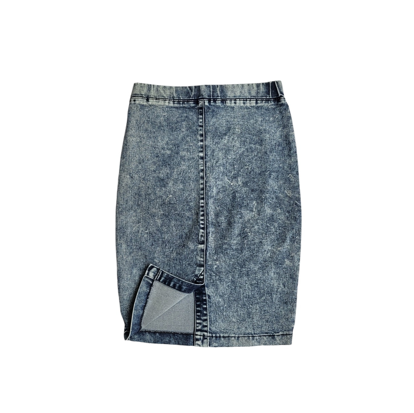 Falda mujer Dotti azul claro washed tiro alto Largo midi talla 8