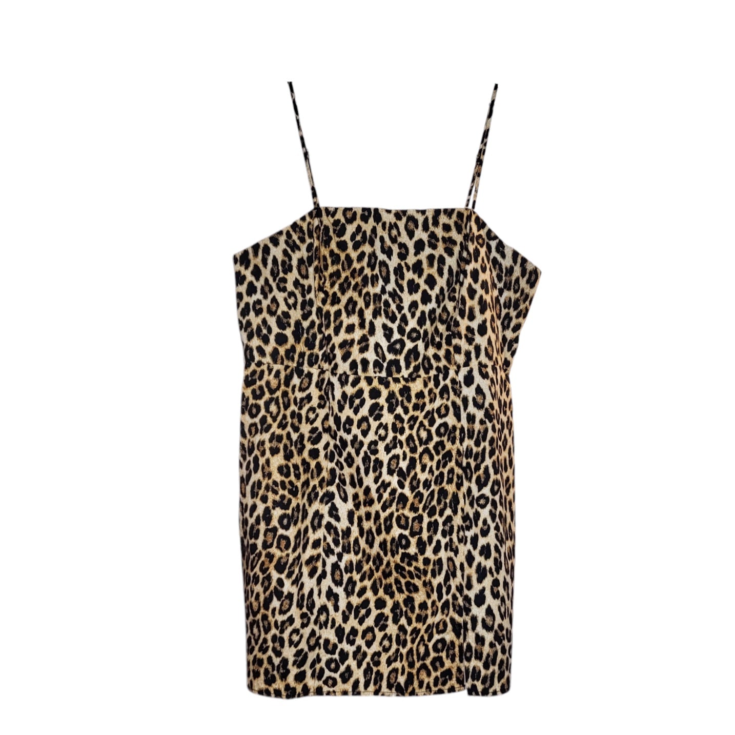 Vestido mujer Dahla amarillo leopardo animal print talla 3XL