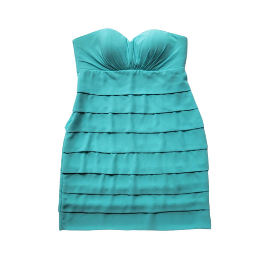 Vestido de fiesta mujer CK HEAVEN aguamarina estraples