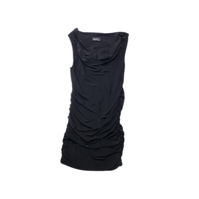 Vestido de fiesta mujer Koaj Negro drapeado sin mangas Largo Midi talla XL