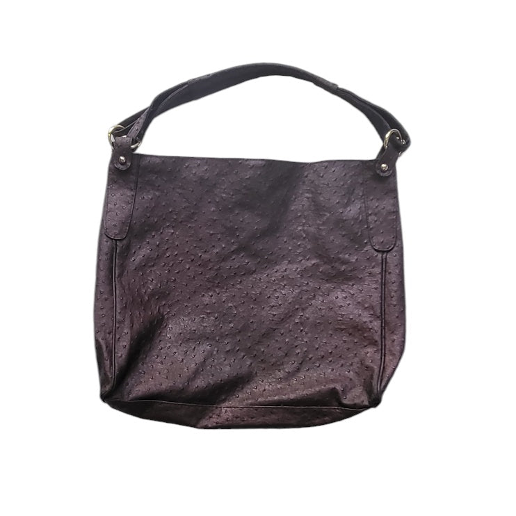 Cartera mujer morado con textura de puntos