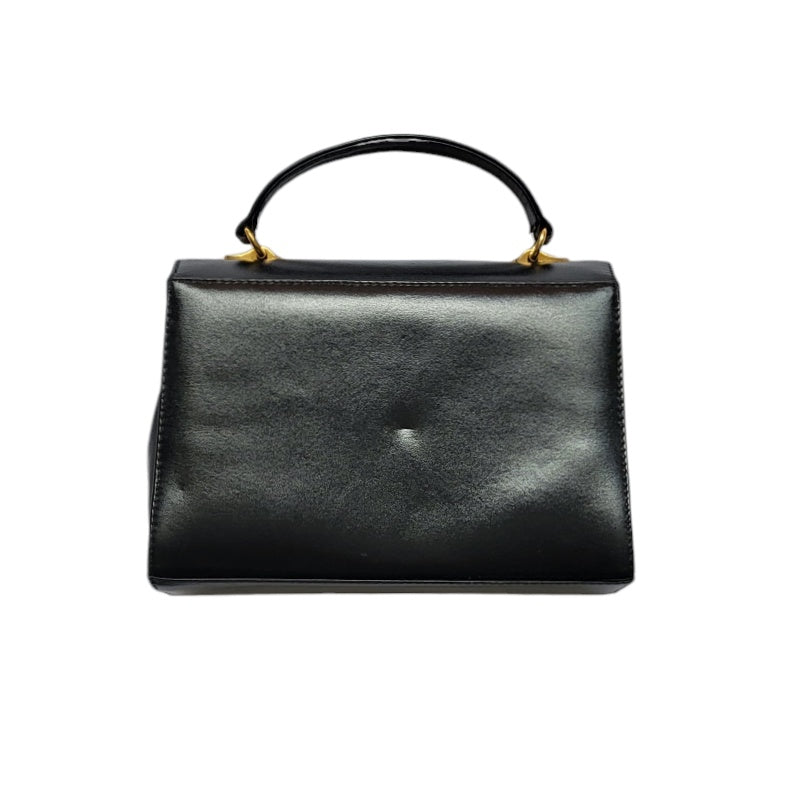 Cartera vintage mujer negro tipo baúl