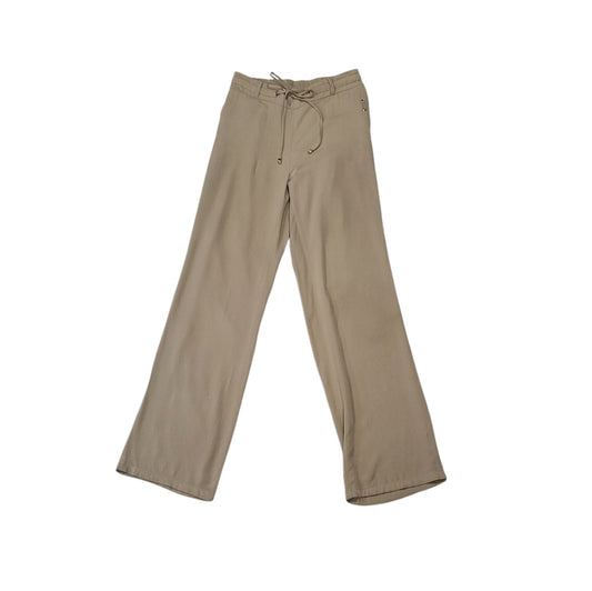 Pantalón mujer L&H beige  tiro alto recto  talla 8