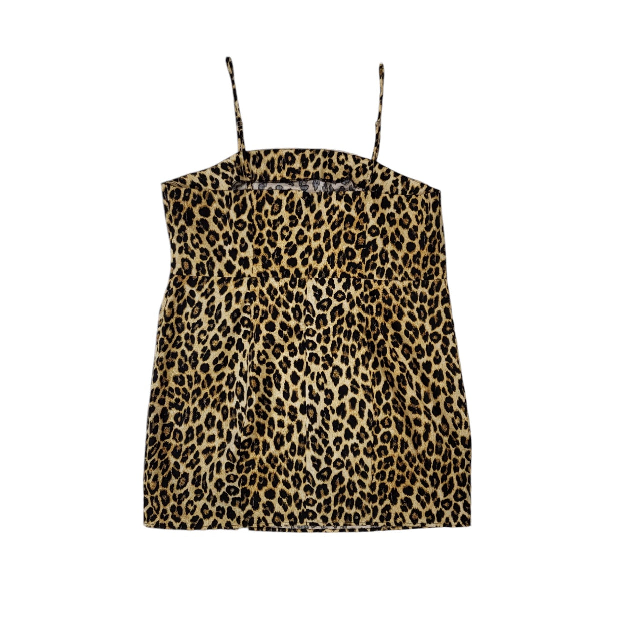 Vestido mujer Dahla amarillo leopardo animal print talla 3XL